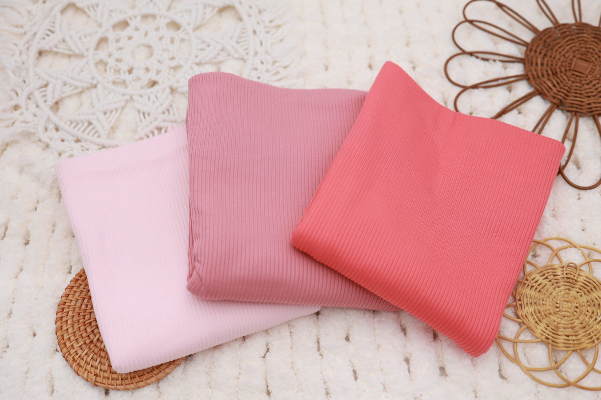 4x2 Rib Solid Blush Spring