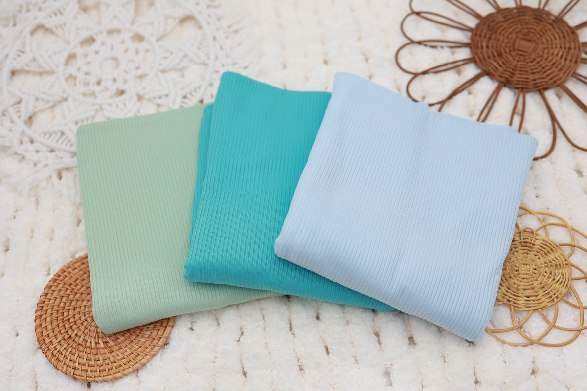 4x2 Rib Solid Blue Spring