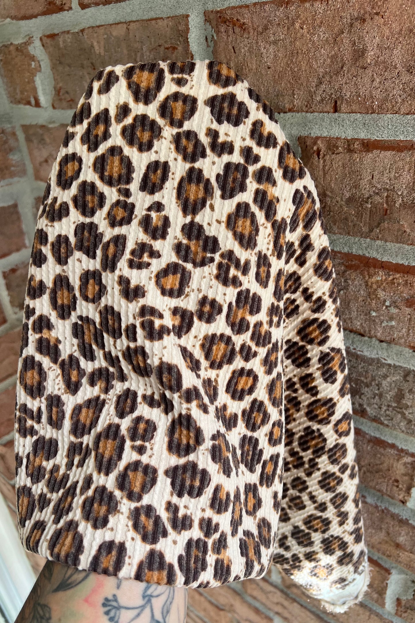 (Urban Rib) Tan Leopard