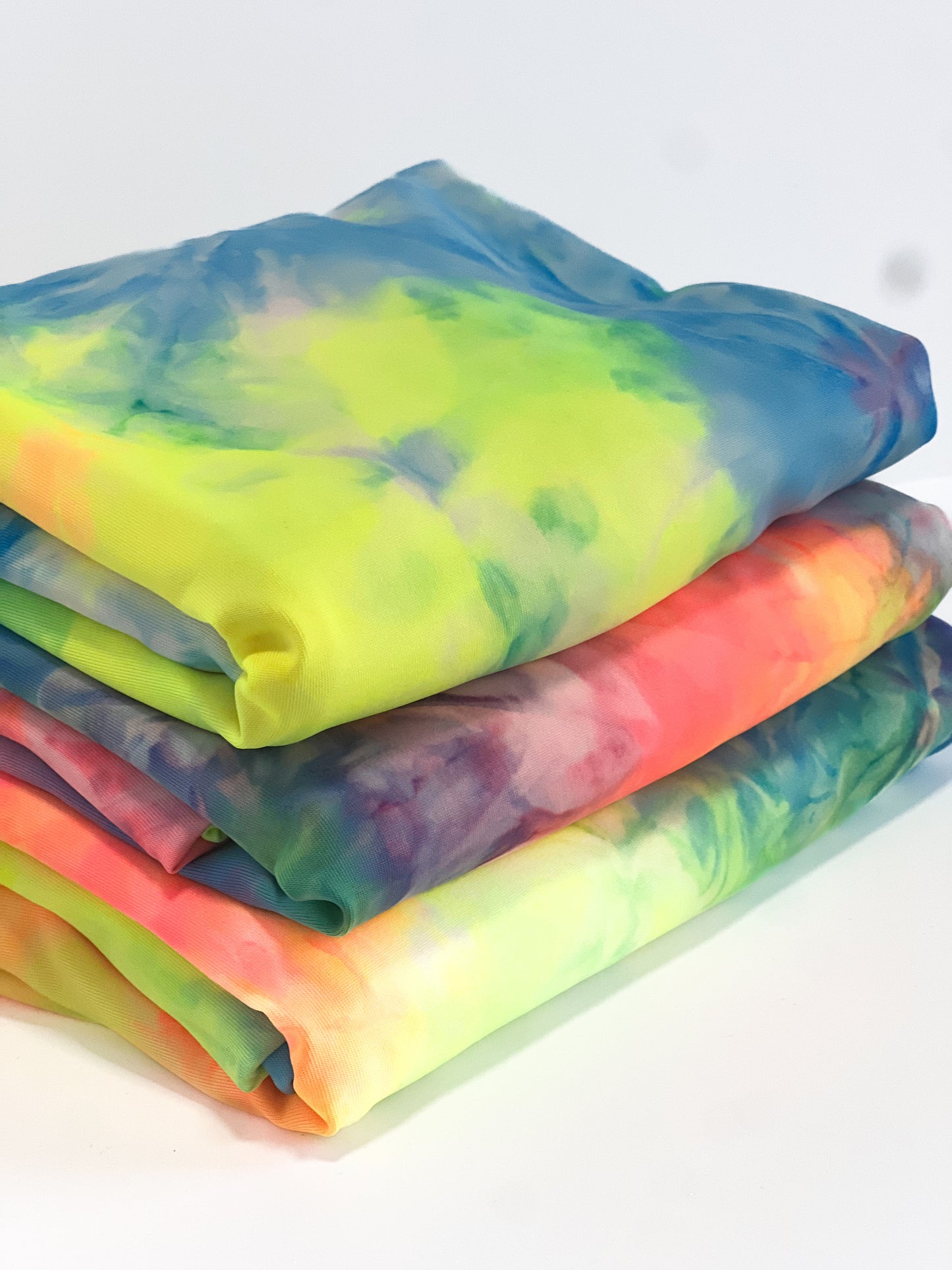 (ITY) Tie Dye Orange, Yellow & Blue