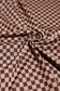 (Jacquard) Brown & Tan Checkered
