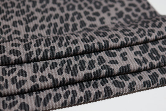 (Urban Rib) Leopard On Charcoal