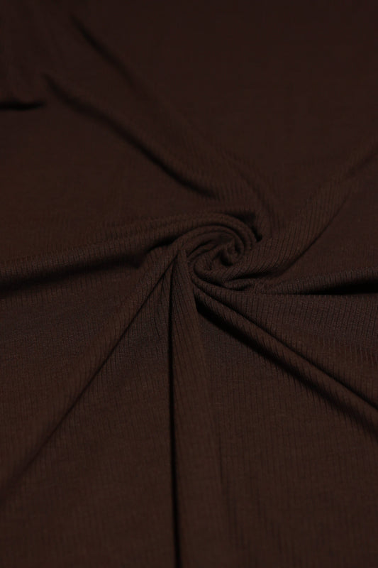 4x2 Rib Solid Brown