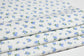 (Urban Rib) Blue Flowers On Ivory