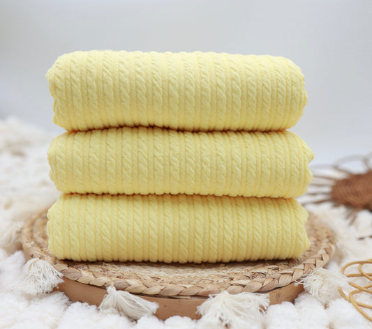 (Golden Rib Knit) Yellow