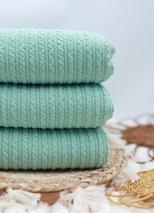 (Golden Rib Knit) Mint