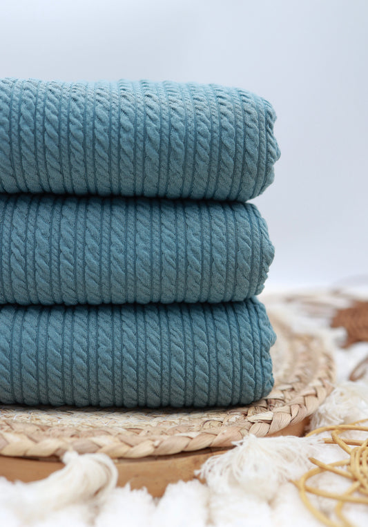 (Golden Rib Knit) Lagoon
