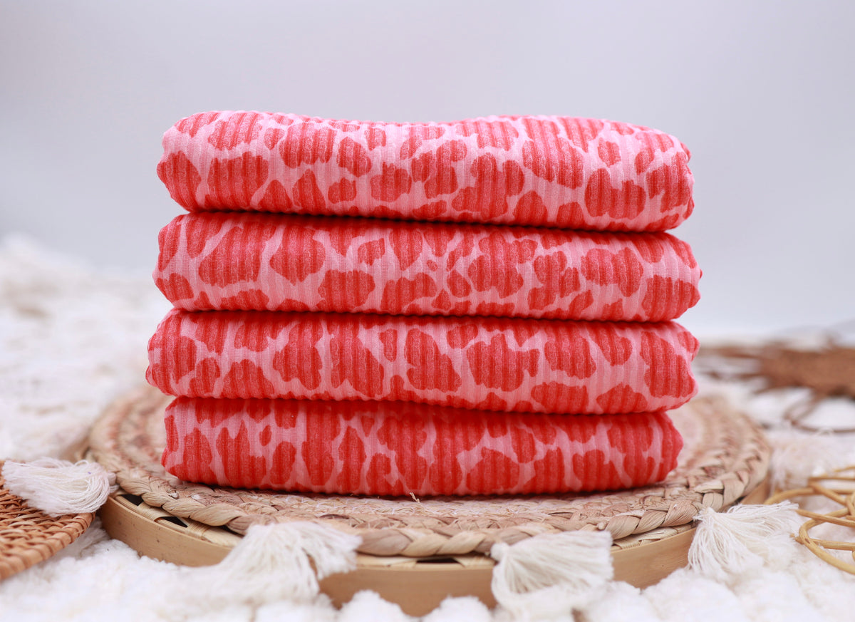 (Urban Rib) Glory Red Leopard