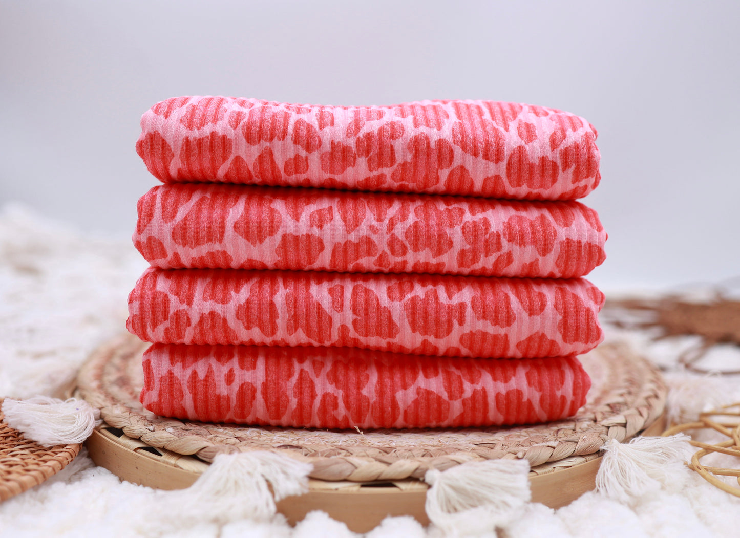 (Urban Rib) Glory Red Leopard