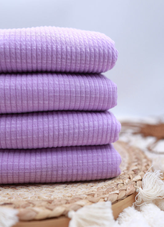 (Luxury Rib Knit) Lilac