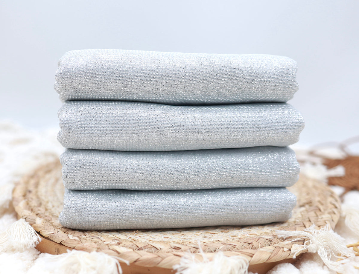 (Sparkly Glitter Knit) Sparkling White