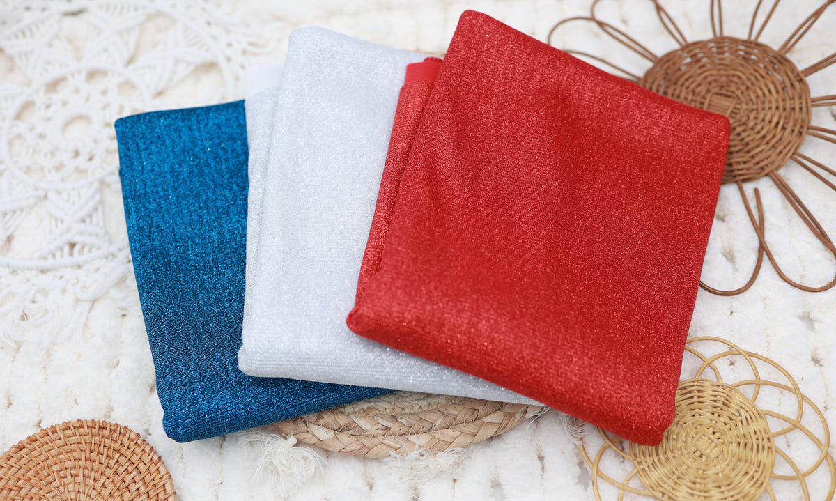 (Sparkly Glitter Knit) Glory Red
