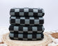 (Rib) Checkered 2Tone Black