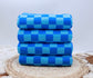 (Rib) Checkered 2Tone Blue