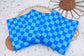 (Rib) Checkered 2Tone Blue