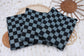 (Rib) Checkered 2Tone Black