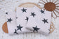 (French Terry) Navy Distressed Stars On Oatmeal