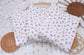 (Rib) Red Roses on White