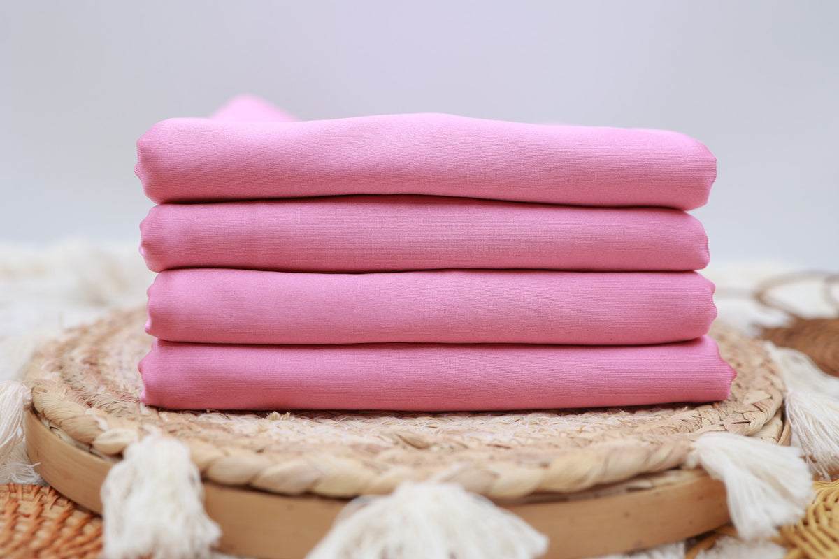 (Athletic Swim Knit) Shiny Barbie Pink