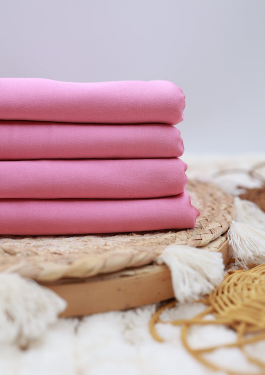 (Athletic Swim Knit) Shiny Barbie Pink