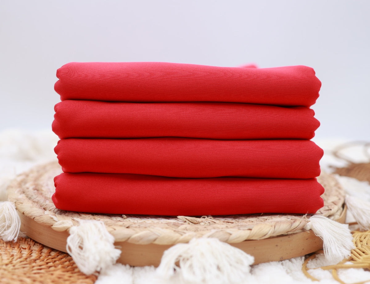 (Athletic Swim Knit) Shiny Red