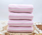(Comfy Towel Knit) BubbleGum Pink Stripes