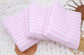 (Comfy Towel Knit) BubbleGum Pink Stripes