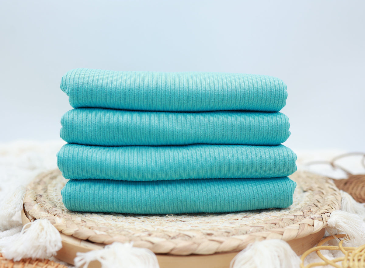 4x2 Rib Solid Tiffany Blue