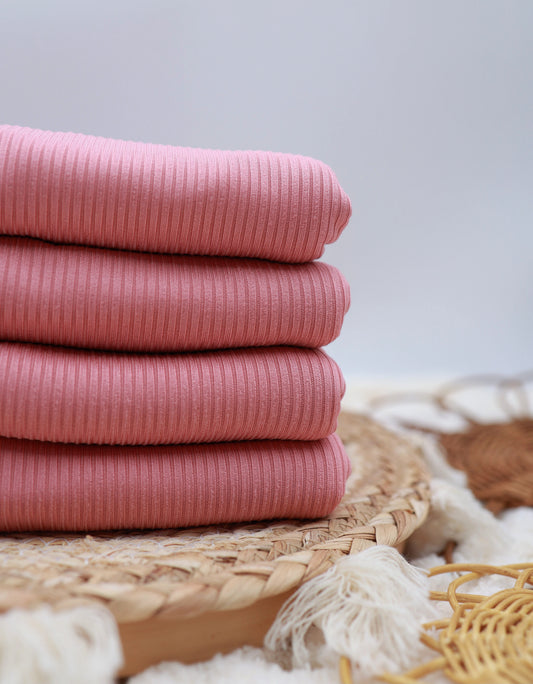 4x2 Rib Solid Mauve