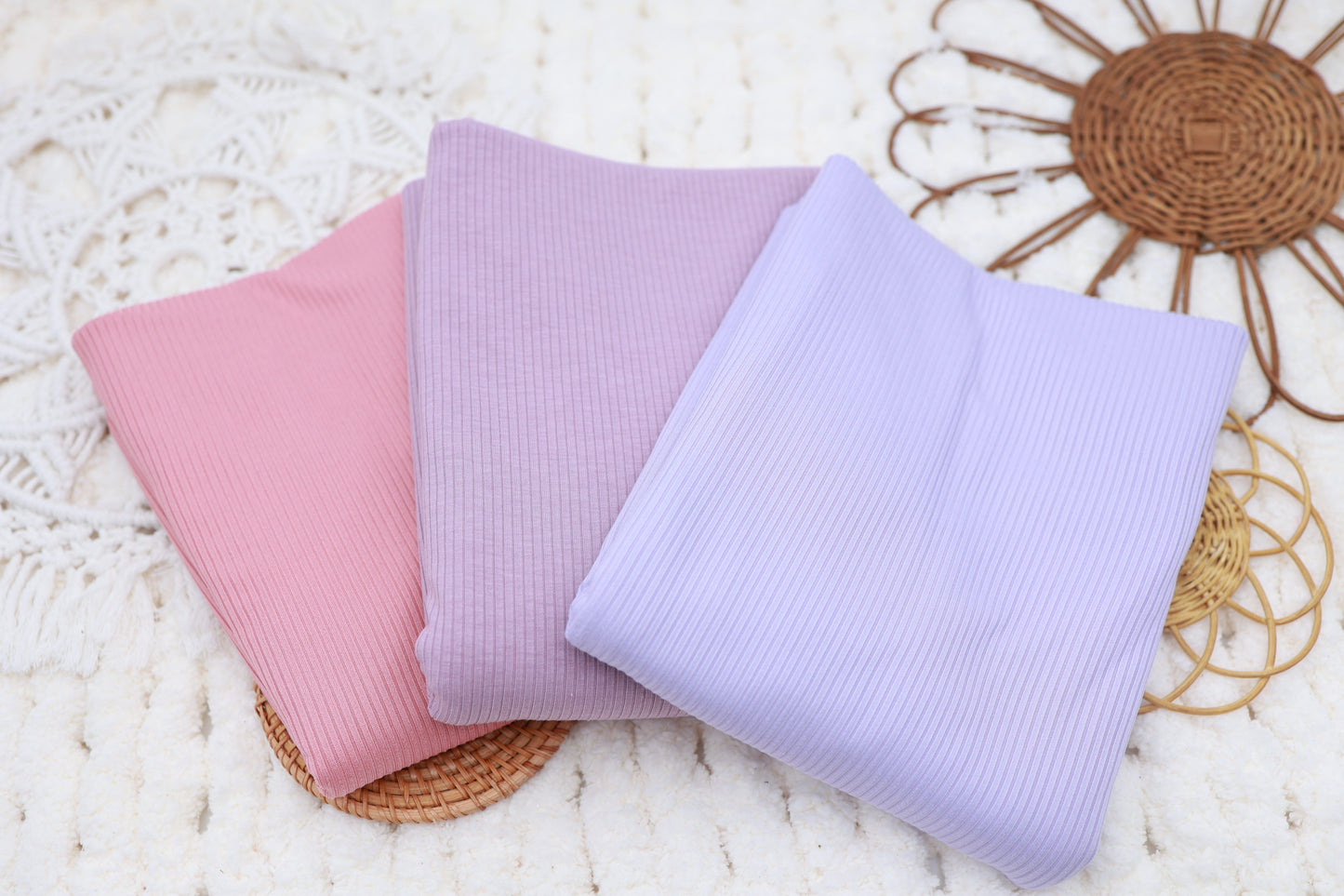 4x2 Rib Solid Lavender