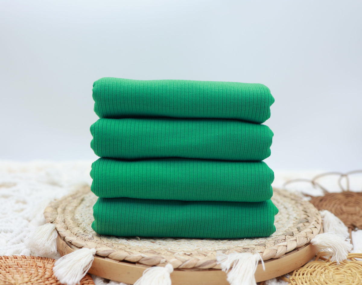 4x2 Rib Solid Kelly Green