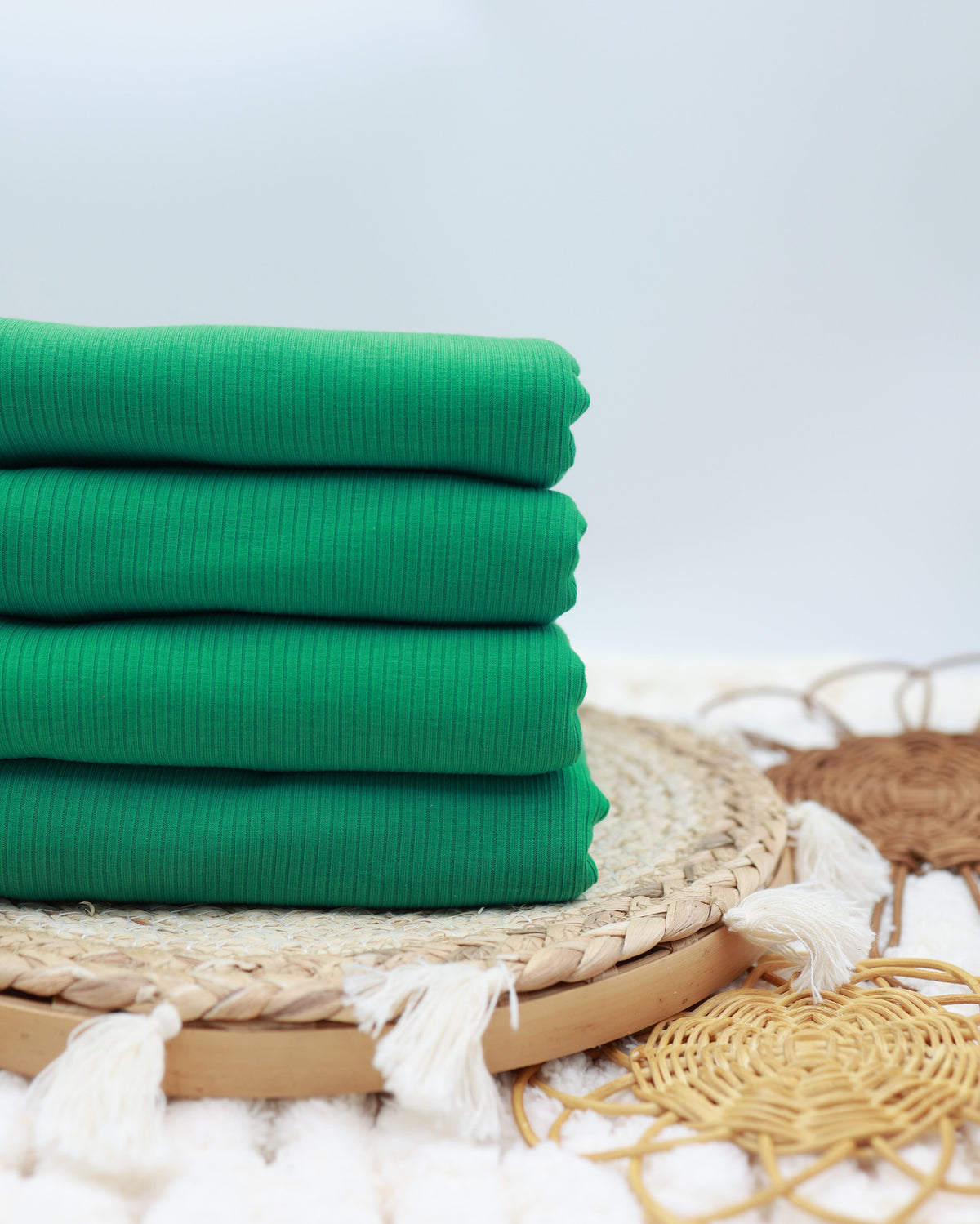 4x2 Rib Solid Kelly Green