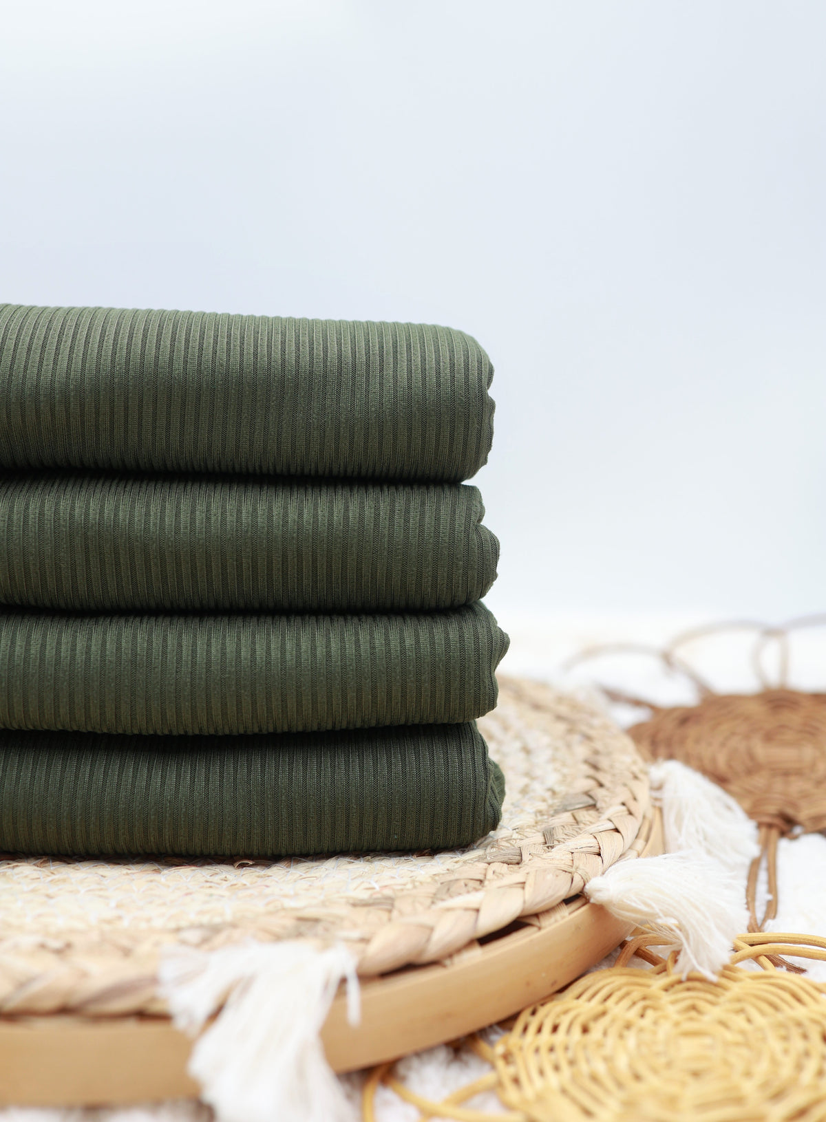 4x2 Rib Solid Olive