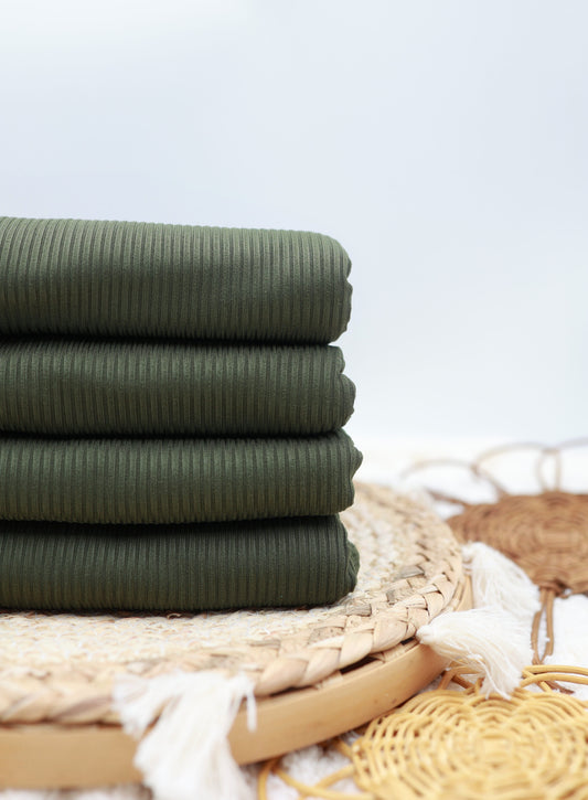 4x2 Rib Solid Olive