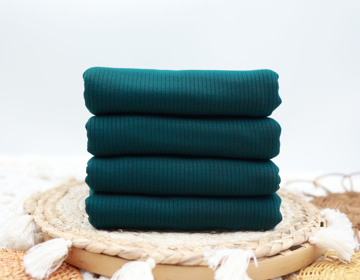4x2 Rib Solid Hunter Green