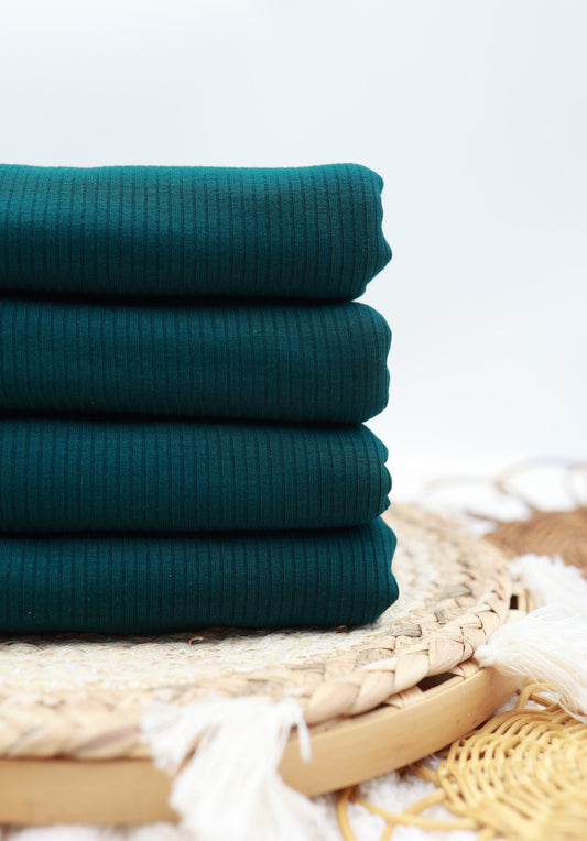 4x2 Rib Solid Hunter Green
