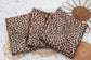 (Swim Knit) Brown Leopard