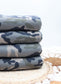 (French Terry) Woodland Steel Blue Camo