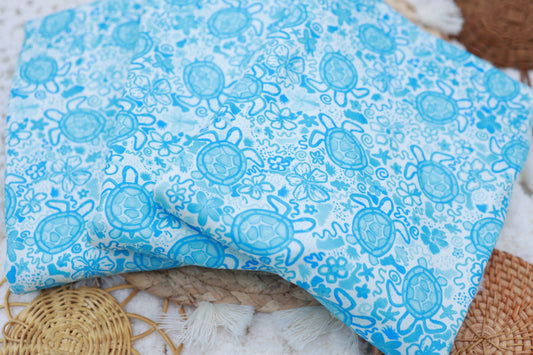 (DBP) Blue Turtles & Florals