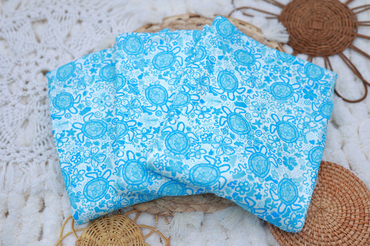 (DBP) Blue Turtles & Florals