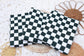 (Rib) Checkered Black & White