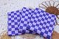 (Rib) Checkered 2Tone Purple