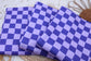 (Rib) Checkered 2Tone Purple