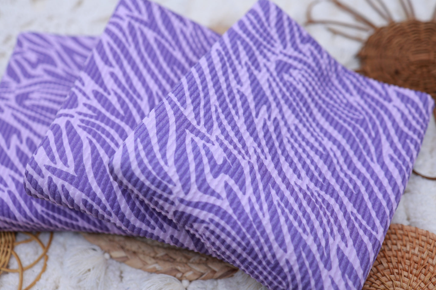 (Urban Rib) Bright Purple Zebra