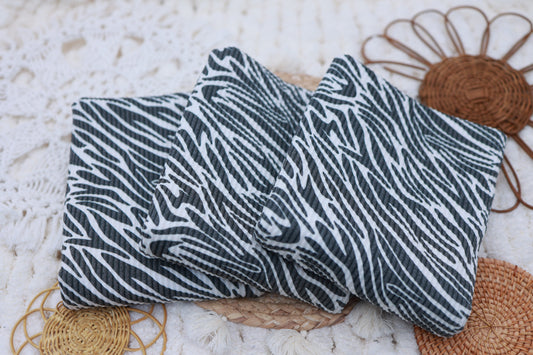 (Urban Rib) Black & White Zebra