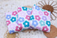 (Urban Rib) Bright Florals Purple/Pink/Teal/Mint