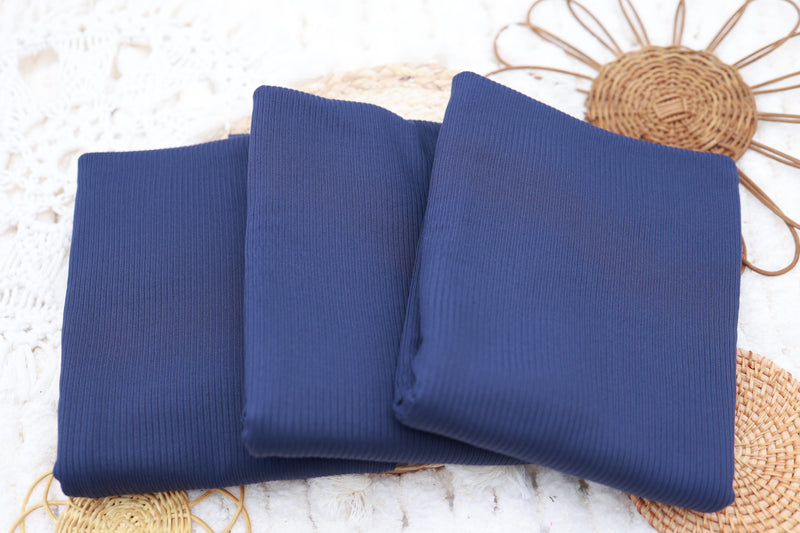 4x2 Rib Solid Navy