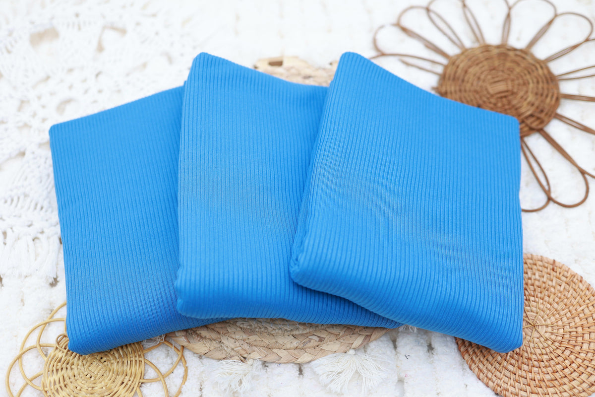 4x2 Rib Solid Md Blue
