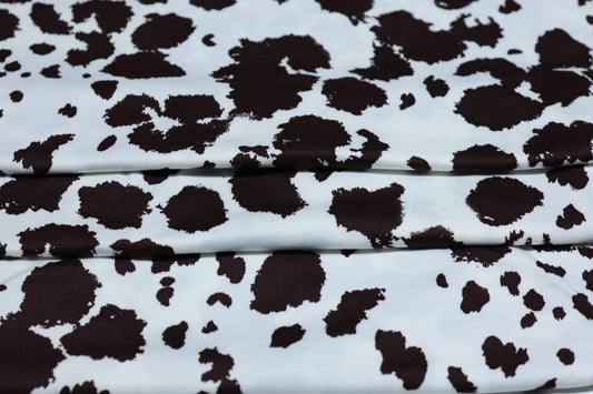 (DBP) Black & White Cow Print