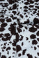 (DBP) Brown & White Cow Print